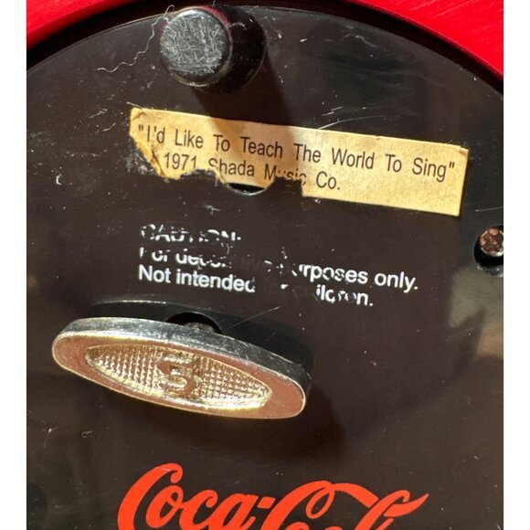 Vintage 1971 Coke Cola Santa Claus Snow Globe Musical With Working Train Xmas - Picture 11 of 12